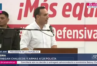 José Jerí critica plan de seguridad actual: “Es de escritorio y no funciona”