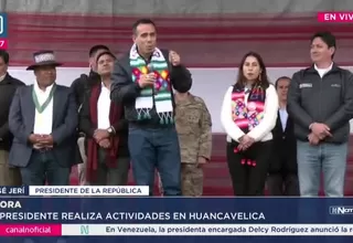 José Jerí: “Gobierno y Congreso deben dejar condiciones para que Huancavelica despegue”