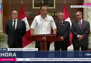 José Jerí oficializó una ley contra la extorsión en transporte: Es un punto de quiebre