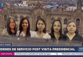 José Jerí: Órdenes de servicio post visita presidencial