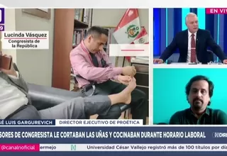José Luis Gargurevich advirtió que caso Lucinda Vásquez podría configurar el delito de peculado