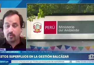 José Luis Gargurevich: Gastos superfluos en ministerios reflejan una preocupante falta de control interno