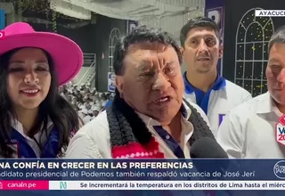 José Luna confía en crecer en las preferencias electorales