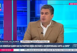 José Manuel Villalobos advierte problemas éticos en uso de fondos de la franja electoral