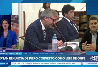 José Manuel Villalobos: Renuncia de Corvetto busca recuperar la confianza en la ONPE
