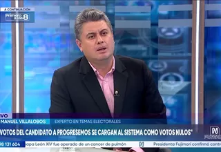 José Manuel Villalobos señala que error del JEE favoreció a la candidatura de Verónika Mendoza