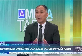 José Naupari sobre López Aliaga: Si Renovación Popular gana la elección, será proclamado alcalde