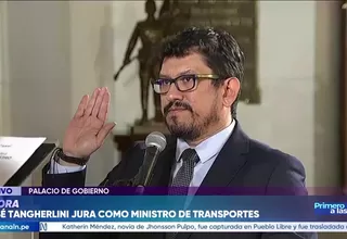 José Tangherlini juró como nuevo ministro de Transportes