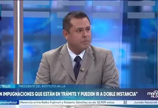 José Tello afirma que impugnaciones electorales aún pueden revisarse en doble instancia