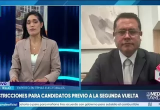 José Tello: Franja electoral financia 10 millones de soles