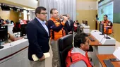 José Williams visitó instalaciones del COEN tras incremento de lluvias y huaicos en el país - Noticias de centro-comercial