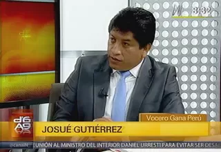 Josué Gutiérrez pidió "voltear la página" en el caso Belaúnde Lossio