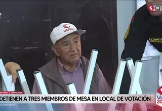 JP se pronunció sobre el personero detenido por marcar cédulas