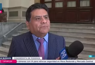 Juan Burgos: José Luna debe ser juzgado sin politización de la justicia