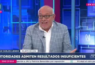 Juan Carlos Liendo advierte sobre falla estructural en el combate al crimen organizado en el país