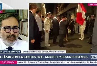 Juan Jiménez Mayor cuestiona elección de José María Balcázar y responsabiliza al Congreso