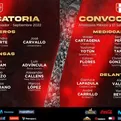 Juan Reynoso convocó a 27 jugadores para los amistosos contra México y El Salvador