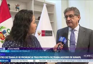 Juan Sheput afirma que el MEF debe definir incremento salarial de inspectores de Sunafil