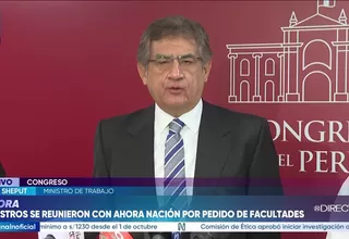 Juan Sheput defiende pedido de facultades y descarta intención de cerrar la Cámara de Diputados