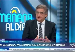 Juan Sheput: Renuncia de Freddy Solano era inevitable y deja dudas sobre el control del Gobierno