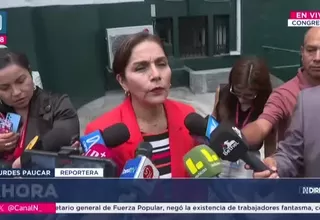 Juárez niega que Fuerza Popular use personal del Congreso para fines políticos