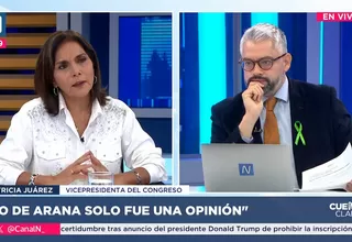 Juárez: "No tuvimos nada que ver en la designación de Arana"