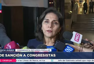 Juárez pide sanción por incidentes en mensaje de Boluarte