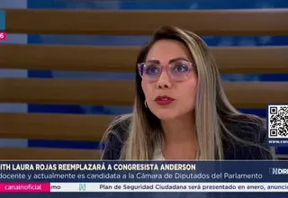 Judith Laura Rojas reemplazaría a Carlos Anderson en el Congreso