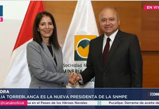 Julia Torreblanca Marmanillo asumirá la presidencia de la SNMPE