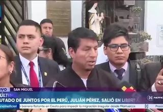Diputado Julián Pérez Mallqui niega imputaciones y asegura que colaborará con la investigación