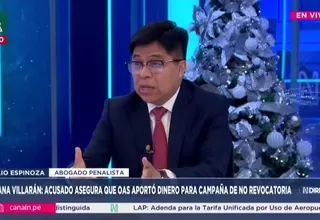 Julio Espinoza: Villarán era alcaldesa cuando OAS aportó fondos