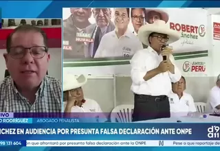 Julio Rodríguez: Roberto Sánchez podría ir a juicio oral por aportes de campaña