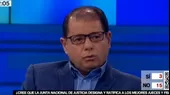 Julio Rodríguez sobre la JNJ: "No debería haber ratificación de magistrados" - Noticias de gustavo-rodriguez