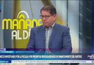 Julio Rodríguez sobre Roberto Sánchez: “Se habría maquillado ilegalmente los aportes de campaña”