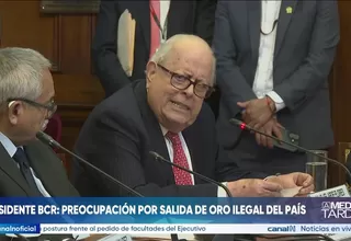 Julio Velarde: Presidente del BCR advierte avance del oro ilegal