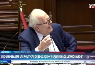Julio Velarde calificó de "desastre" las políticas de salud y educación del país