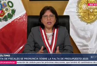 Junta de Fiscales Supremos alerta déficit presupuestal