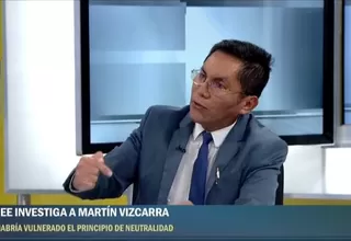 JEE sobre investigación a Vizcarra: Interferir en formación del voto afecta proceso democrático