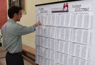 Jurado Nacional de Elecciones fiscalizó impresión del acta padrón para segunda vuelta presidencial