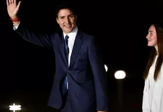 Justin Trudeau llegó a Lima para el Foro APEC