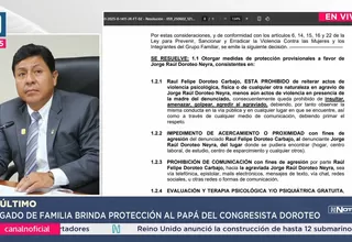 Juzgado dicta protección a padre del congresista Raúl Doroteo