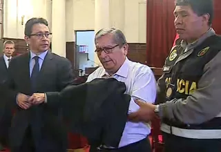 Poder Judicial dicta 18 meses de prisión preventiva para Julio Gutiérrez Pebe