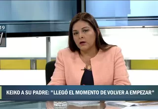 Beteta sobre momento de Fuerza Popular: Todos tenemos que hacer un mea culpa