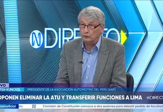 Karsten Kunckel pide fortalecer la ATU y advierte riesgos de eliminarla