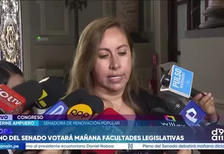 Katherine Ampuero advierte que será difícil aprobar la ley MAPE antes de diciembre
