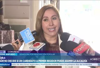 Katherine Ampuero pide al JNE respetar voto ciudadano en caso de Rafael López Aliaga