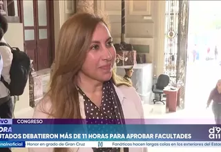 Katherine Ampuero: Senado analizará facultades y no aprobará automáticamente lo enviado por Diputados