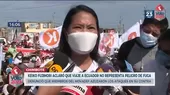 Keiko Fujimori aclaró que su eventual viaje a Ecuador no representa peligro de fuga - Noticias de viaje