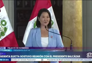 Keiko Fujimori: "Nos preocupa la llegada del Fenómeno El Niño"