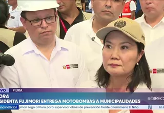 Keiko Fujimori afirma que caso de Tania Ramírez está cerrado y respalda designación de Diana Gonzáles